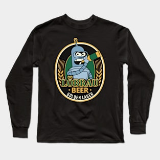 Robot Beer logo Long Sleeve T-Shirt